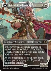 Brigid, Clachan's Heart (Borderless) - Lorwyn Eclipsed - Magic: The Gathering card