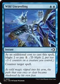 Wild Unraveling - Lorwyn Eclipsed - Magic: The Gathering card