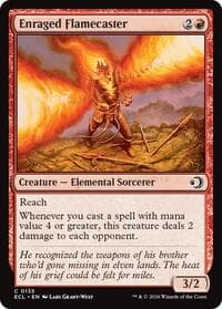 Enraged Flamecaster - Lorwyn Eclipsed - Magic: The Gathering card