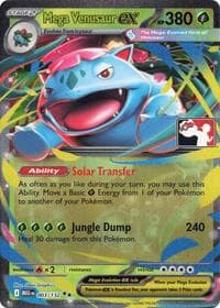 Mega Venusaur ex - Prize Pack Series Cards - Pokemon card