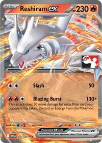 Reshiram ex - Prize Pack Series Cards - Pokemon card