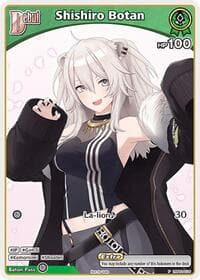 Shishiro Botan (P) (hBP03-016) - hololive OFFICIAL CARD GAME Promos - Hololive card