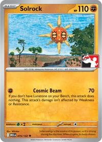 Solrock - Prize Pack Series Cards - Pokemon card