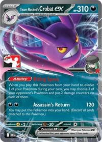 Team Rocket's Crobat ex - Prize Pack Series Cards - Pokemon card