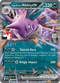 Team Rocket's Nidoking ex - Prize Pack Series Cards - Pokemon card
