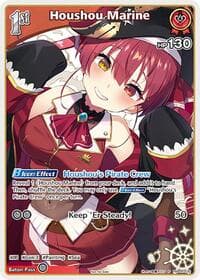 Houshou Marine (P) (hBP02-032) (Alternate Art) - hololive OFFICIAL CARD GAME Promos - Hololive card