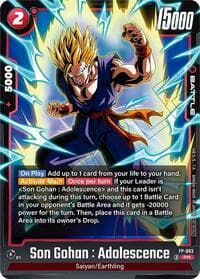 Son Gohan : Adolescence (Tournament Pack 09) - Tournament and Championship Promos - Dragon Ball Super: Fusion World card