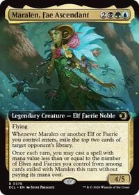 Maralen, Fae Ascendant (Extended Art) - Lorwyn Eclipsed - Magic: The Gathering card
