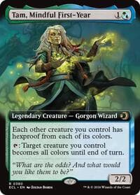 Tam, Mindful First-Year (Extended Art) - Lorwyn Eclipsed - Magic: The Gathering card