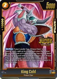 King Cold (Judge Pack (Store Judge) 05) - Tournament and Championship Promos - Dragon Ball Super: Fusion World card
