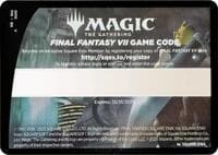 FINAL FANTASY VII Game Code Card - FINAL FANTASY - Magic: The Gathering card