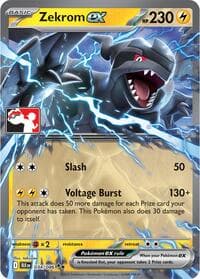 Zekrom ex - 034/086 (Left Stamp) - Prize Pack Series Cards - Pokemon card