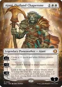 Ajani, Outland Chaperone (Borderless) - Lorwyn Eclipsed - Magic: The Gathering card