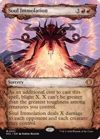 Soul Immolation (Showcase) - Lorwyn Eclipsed - Magic: The Gathering card