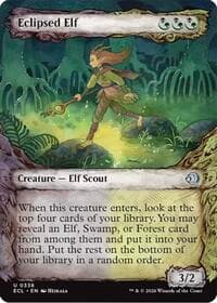 Eclipsed Elf (Showcase) - Lorwyn Eclipsed - Magic: The Gathering card