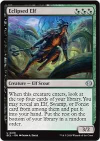 Eclipsed Elf - Lorwyn Eclipsed - Magic: The Gathering card
