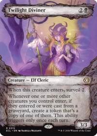 Twilight Diviner (Showcase) - Lorwyn Eclipsed - Magic: The Gathering card
