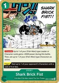Shark Brick Fist - The Azure Sea's Seven Release Event Cards - One Piece Card Game card