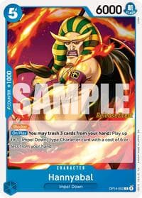 Hannyabal - The Azure Sea's Seven Release Event Cards - One Piece Card Game card