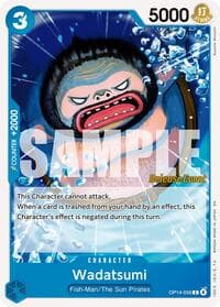 Wadatsumi - The Azure Sea's Seven Release Event Cards - One Piece Card Game card
