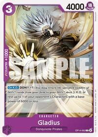 Gladius - The Azure Sea's Seven Release Event Cards - One Piece Card Game card
