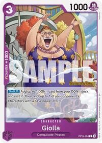 Giolla - The Azure Sea's Seven Release Event Cards - One Piece Card Game card