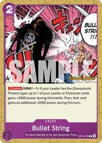 Bullet String - The Azure Sea's Seven Release Event Cards - One Piece Card Game card