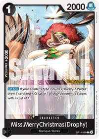 Miss.MerryChristmas(Drophy) - The Azure Sea's Seven Release Event Cards - One Piece Card Game card