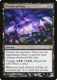 Decree of Pain - Commander's Arsenal - Magic: The Gathering card