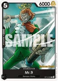 Mr.9 - The Azure Sea's Seven Release Event Cards - One Piece Card Game card