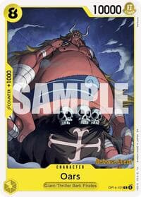 Oars - The Azure Sea's Seven Release Event Cards - One Piece Card Game card