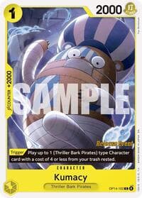 Kumacy - The Azure Sea's Seven Release Event Cards - One Piece Card Game card