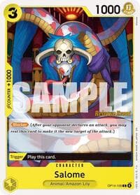 Salome - The Azure Sea's Seven Release Event Cards - One Piece Card Game card