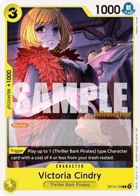 Victoria Cindry - The Azure Sea's Seven Release Event Cards - One Piece Card Game card