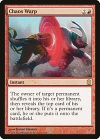Chaos Warp - Commander's Arsenal - Magic: The Gathering card