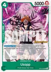 Usopp - The Azure Sea's Seven Release Event Cards - One Piece Card Game card