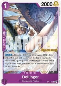 Dellinger - The Azure Sea's Seven Release Event Cards - One Piece Card Game card