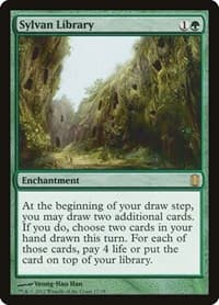 Sylvan Library - Commander's Arsenal - Magic: The Gathering card