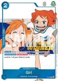 Girl (OP14 Release Event Winner) - One Piece Promotion Cards - One Piece Card Game card