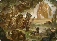 Protective Response Art Card - Art Series: Lorwyn Eclipsed - Magic: The Gathering card