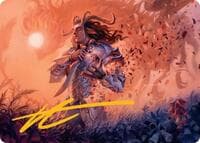 Rhys, the Evermore Art Card (Gold-Stamped Signature) - Art Series: Lorwyn Eclipsed - Magic: The Gathering card