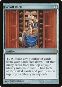 Scroll Rack - Commander's Arsenal - Magic: The Gathering card