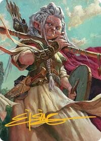 Brigid, Clachan's Heart Art Card (Gold-Stamped Signature) - Art Series: Lorwyn Eclipsed - Magic: The Gathering card