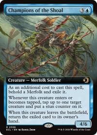 Champions of the Shoal (Extended Art) - Lorwyn Eclipsed - Magic: The Gathering card