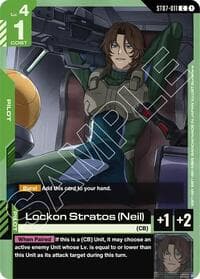 Lockon Stratos (Neil) - Starter Deck 07: Celestial Drive - Gundam Card Game card