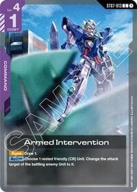 Armed Intervention - Starter Deck 07: Celestial Drive - Gundam Card Game card