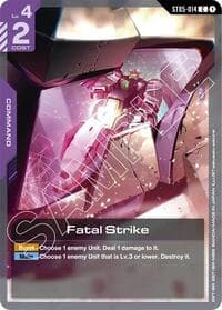 Fatal Strike - Starter Deck 07: Celestial Drive - Gundam Card Game card
