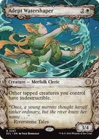 Adept Watershaper (Showcase) - Lorwyn Eclipsed - Magic: The Gathering card