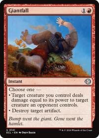 Giantfall - Lorwyn Eclipsed - Magic: The Gathering card