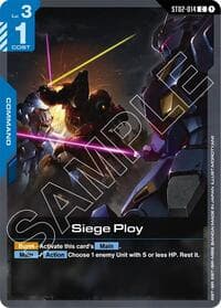 Siege Ploy - Starter Deck 08: Flash of Radiance - Gundam Card Game card